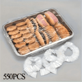 350/550pcs Large Food-Grade Baking Tray Lids | 70cm/27.56in, Multi-Purpose, Odorless, Dustproof, Reusable Plastic Covers for Home, Restaurant, Kitchen Storage Solutions