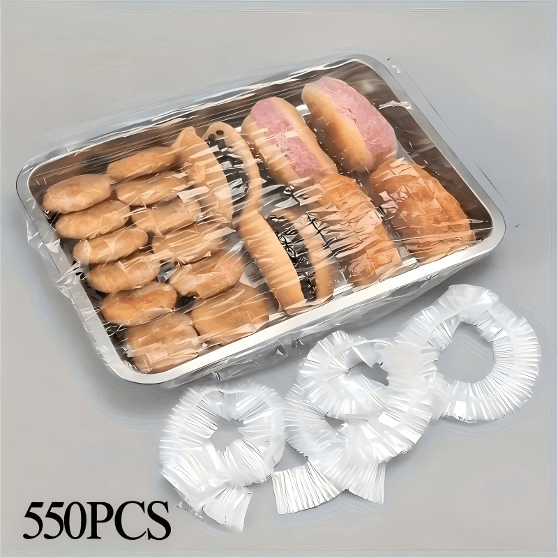 350/550pcs Large Food-Grade Baking Tray Lids | 70cm/27.56in, Multi-Purpose, Odorless, Dustproof, Reusable Plastic Covers for Home, Restaurant, Kitchen Storage Solutions