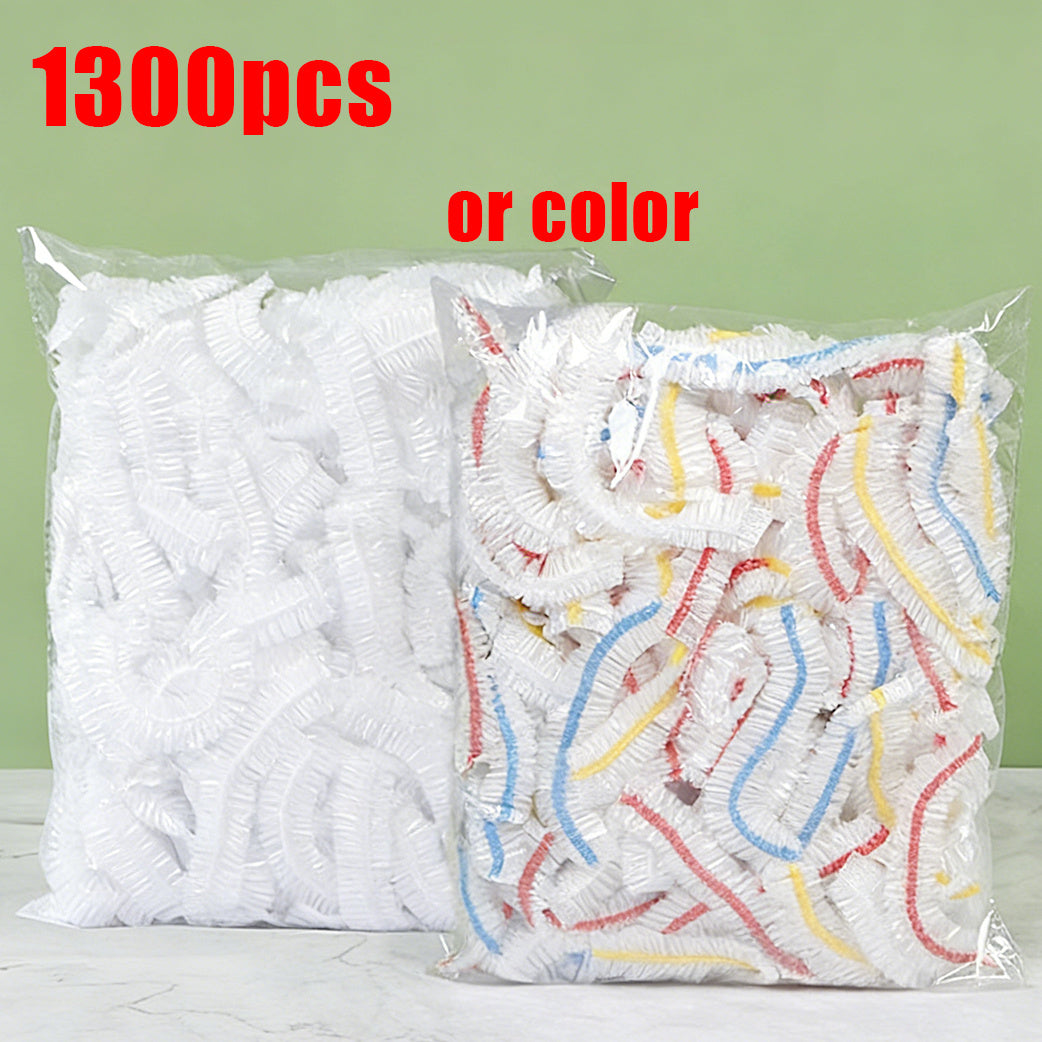 1300pcs Elastic Fresh-Keeping Film Covers, Food-Grade PE Film Bags, Disposable Bowl Sealing, Kitchen Fresh-Keeping Food Storage Lids, Kitchen Supplies, Kitchen Gadgets